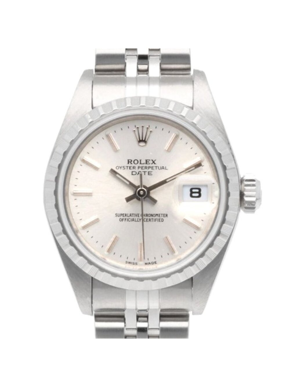 Rolex Date Oyster Perpetual Watch Stainless Steel Automatic Winding Overhauled